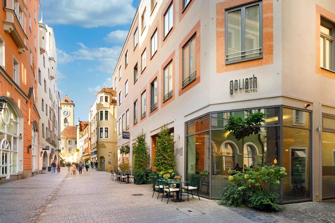 Hotel Goliath Am Dom Регенсбург Екстериор снимка